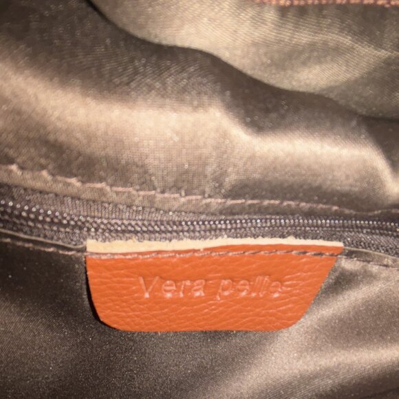 Vera Pelle Multicolour Flowers Leather Backpack - Picture 4 of 8